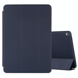 For iPad Air 3 10.5 inch Horizontal Flip Smart Leather Case with Three-folding Holder(Navy Blue) (OEM)