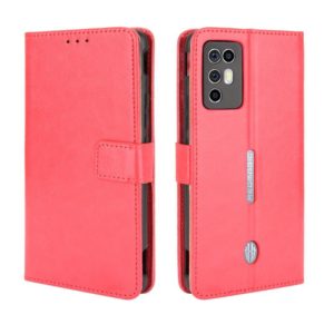For ZTE Nubia Red Magic 6R Crazy Horse Texture Horizontal Flip Leather Case with Holder & Card Slots & Lanyard(Red) (OEM)