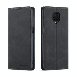 For Xiaomi Redmi Note 9S / Note 9 Pro / Note 9 Pro Max Forwenw Dream Series Oil Edge Strong Magnetism Horizontal Flip Leather Case with Holder & Card Slots & Wallet & Photo Frame(Black) (Forwenw) (OEM)