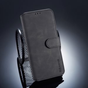 DG.MING Retro Oil Side Horizontal Flip Case for Huawei Mate 20 Pro, with Holder & Card Slots & Wallet (Black) (DG.MING) (OEM)