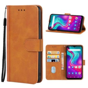 Leather Phone Case For Doogee X96 Pro(Brown) (OEM)