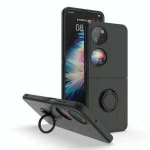 For Huawei P50 Pocket Ring Holder PC Phone Case(Black) (OEM)