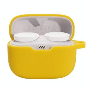 Earphone Protective Case with Hanging Buckle For JBL T130NC(Yellow) (OEM)