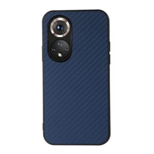 For Honor 50 Accurate Hole Carbon Fiber Texture Shockproof Case(Blue) (OEM)