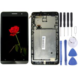 OEM LCD Screen for Asus Zenfone 6 / A600CG Digitizer Full Assembly with Frame（Black) (OEM)