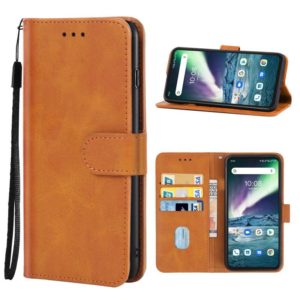 Leather Phone Case For UMIDIGI Bison GT(Brown) (OEM)