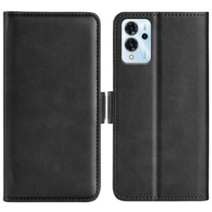 For ZTE V40 Pro Dual-side Magnetic Buckle Flip Leather Phone Case(Black) (OEM)