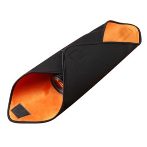 Hundred-folding Cloth Photography Camera SLR Liner Lens Bag Thickening Wrapped Cloth Plus Velvet, Size: 45x45cm (Orange) (OEM)