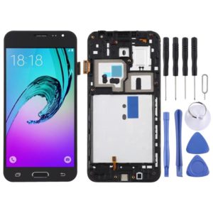 TFT LCD Screen for Galaxy J3 (2016) / J320F Digitizer Full Assembly with Frame (Black) (OEM)