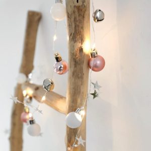 2m 20LEDs Christmas String Lights Christmas Bells Ball Decoration Lamp, Style: Pink Bell (OEM)