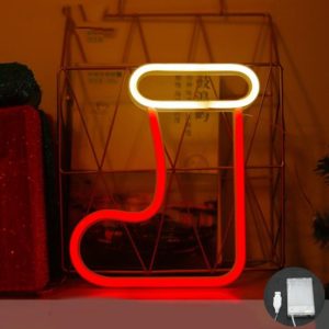 Christmas Decoration Neon Lights Wall-Mounted Ornaments, Spec: Christmas Stock (OEM)