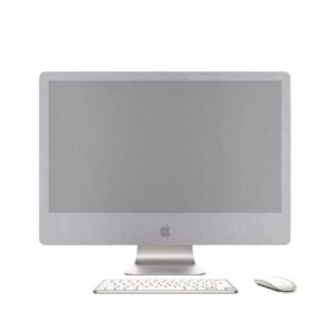 Portable Desktop Computer Dust-proof Cover for Apple iMac 27 inch , Size: 58x20cm(Silver) (OEM)