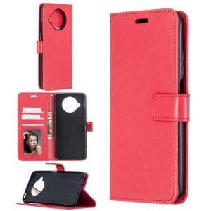 For Xiaomi Mi 10T Lite Crazy Horse Texture Horizontal Flip Leather Case with Holder & Card Slots & Wallet & Photo Frame(Red) (OEM)