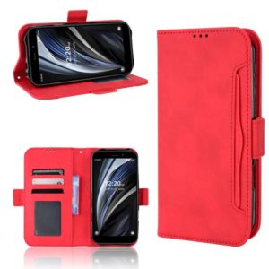 For Oukitel WP12 / WP12 Pro Skin Feel Calf Texture Card Slots Leather Phone Case(Red) (OEM)