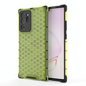 For Samsung Galaxy Note20 Ultra Shockproof Honeycomb PC + TPU Protective Case(Green) (OEM)