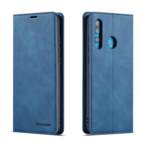 For Huawei P Smart+ (2019) Forwenw Dream Series Oil Edge Strong Magnetism Horizontal Flip Leather Case with Holder & Card Slots & Wallet & Photo Frame(Blue) (Forwenw) (OEM)