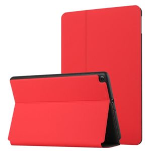 For Samsung Galaxy Tab A 8.0 2019 SM-T290/SM-T295/SM-T297 Dual-Folding Horizontal Flip Tablet Leather Case with Holder & Sleep / Wake-up Function(Red) (OEM)