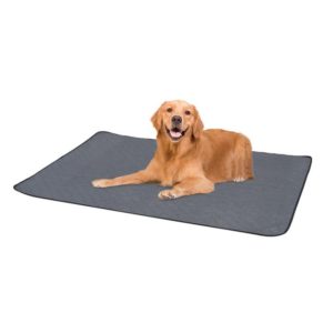 OBL0014 Can Water Wash Dog Urine Pad, Size: M (Deep Gray) (OEM)