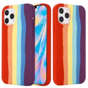 For iPhone 12 mini Rainbow Liquid Silicone Shockproof Full Coverage Protective Case (OEM)