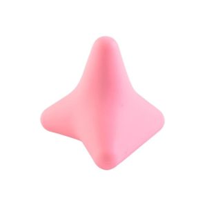 Silicone Thumb Bump Massager Muscle Relaxation Massage Fascia Device, Specification: Quadratic Pink (OEM)