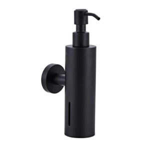 304 Stainless Steel Wall-mounted Manual Soap Dispenser, Style:Round Wall-mounted (OEM)