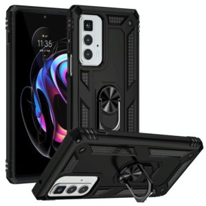 For Motorola Edge 20 Pro Shockproof TPU + PC Phone Case(Black) (OEM)