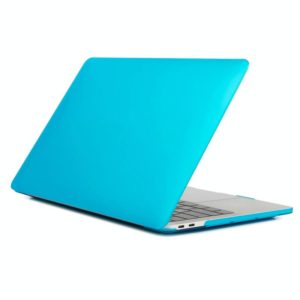 Laptop Matte Style Protective Case For MacBook Pro 14.2 inch A2442 2021 / 2023(Water Blue) (OEM)