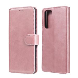 For Xiaomi Mi 10T Pro Classic Calf Texture PU + TPU Horizontal Flip Leather Case, with Holder & Card Slots & Wallet(Rose Gold) (OEM)