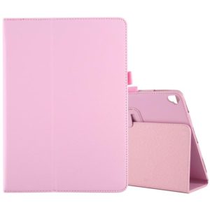 Litchi Texture Horizontal Flip Leather Case with Holder For iPad 10.5 / iPad 10.2 2021 / 2020 / 2019(Pink) (OEM)