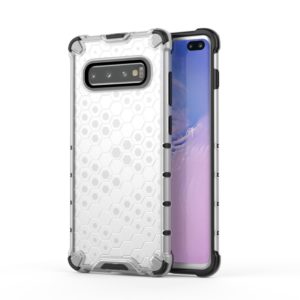 Honeycomb Shockproof PC + TPU Case for Galaxy S10+ (Transparent) (OEM)