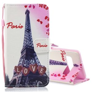 Love Tower Pattern Horizontal Flip Leather Case for Galaxy S10 5G, with Holder & Card Slots & Wallet (OEM)