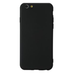 For iPhone 6 Shockproof Frosted TPU Protective Case(Black) (OEM)