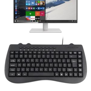 KB-301B Multimedia Notebook Mini Wired Keyboard, English Version (Black) (OEM)
