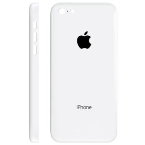 Full Housing Chassis / Back Cover for iPhone 5C(White) (iPartsBuy) (OEM)