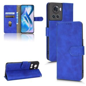 For OnePlus Ace Skin Feel Magnetic Flip Leather Phone Case(Blue) (OEM)