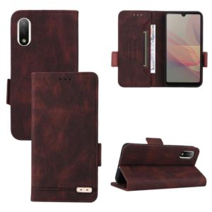 For Sony Xperia Ace III Magnetic Clasp Flip Leather Phone Case(Brown) (OEM)