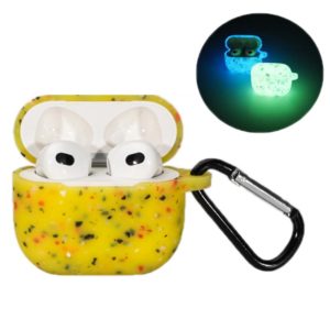 For AirPods 3 Bluetooth Earphone Silicone Case(Luminous Yellow) (OEM)
