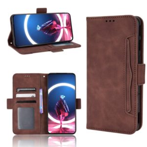 For ZTE nubia Red Magic 7 Pro Skin Feel Calf Pattern Leather Phone Case(Brown) (OEM)