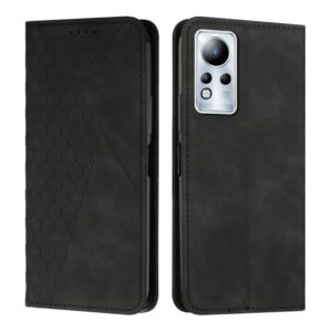 For Infinix Note 11 Diamond Splicing Skin Feel Magnetic Leather Phone Case(Black) (OEM)