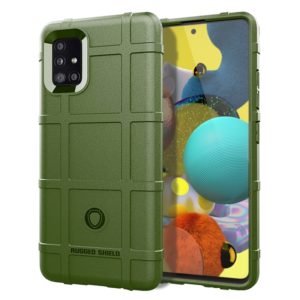 For Galaxy A51 5G Full Coverage Shockproof TPU Case(Army Green) (OEM)