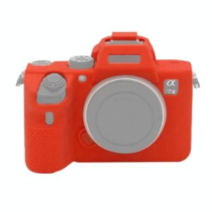 For Sony A7III / A7S3 / A7RIII / A7SIII Soft Silicone Protective Case(Red) (OEM)