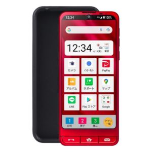 TPU Phone Case For Sharp Simple Sumaho 6 / A201SH(Black) (OEM)