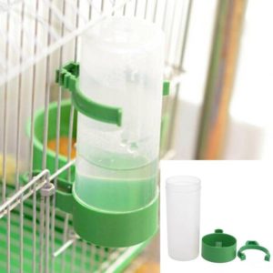 10 PCS Practical Birds Feeding Equipment Parrot Bird Drinker Watering Feeder with Clip(S) (OEM)