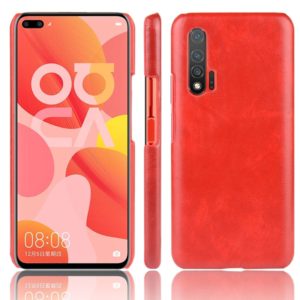For Huawei Nova 6 5G Shockproof Litchi Texture PC + PU Case(Red) (OEM)