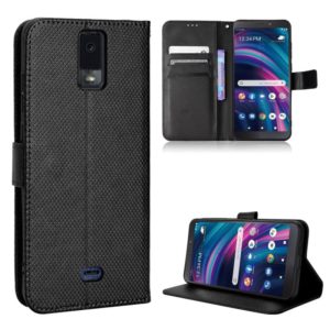 For BLU View 3 B140DL Diamond Texture Leather Phone Case(Black) (OEM)