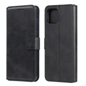 For OPPO A92s Classic Calf Texture PU + TPU Horizontal Flip Leather Case, with Holder & Card Slots & Wallet(Black) (OEM)