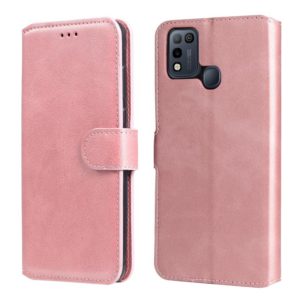 For Infinix Smart 5 Classic Calf Texture PU + TPU Horizontal Flip Leather Case with Holder & Card Slots & Wallet(Rose Gold) (OEM)