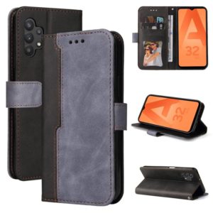 For Samsung Galaxy A32 5G Business Stitching-Color Horizontal Flip PU Leather Case with Holder & Card Slots & Photo Frame(Grey) (OEM)