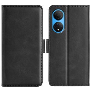 For Honor X7 Dual-side Magnetic Buckle Leather Phone Case(Black) (OEM)
