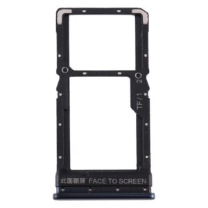 SIM Card Tray + SIM Card Tray / Micro SD Card Tray for Xiaomi Poco X3 / Poco X3 NFC(Black) (OEM)